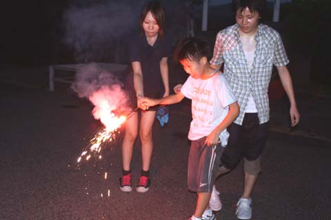 花火大会、夏の思い出です。